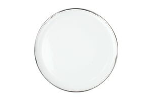 Dauville Dinner Plate in Platinum - Canvas Home