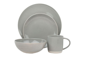 Shell Bisque 4-piece place setting - Grey